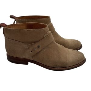 Catarina Martins Italian‎ motto Tan Ankle Boot size 38 US 8